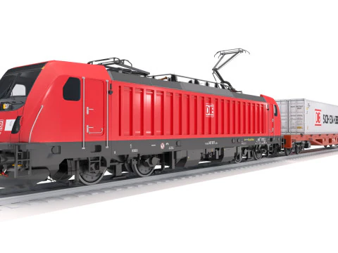 Bombardier TRAXX AC3 DB Carico Modello 3D