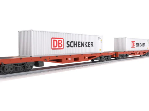 Bombardier TRAXX AC3 DB Carico Modello 3D