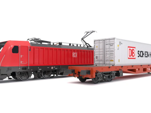 Bombardier TRAXX AC3 DB Carico Modello 3D