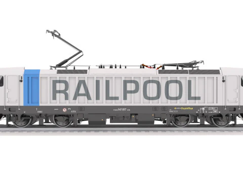 Bombardier TRAXX AC3 Railpool Locomotive 3D Model