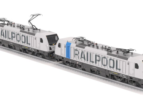 Bombardier TRAXX AC3 Railpool Locomotive 3D Model