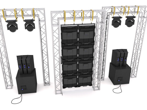 DJ Kabini Sahnesi 3D Model