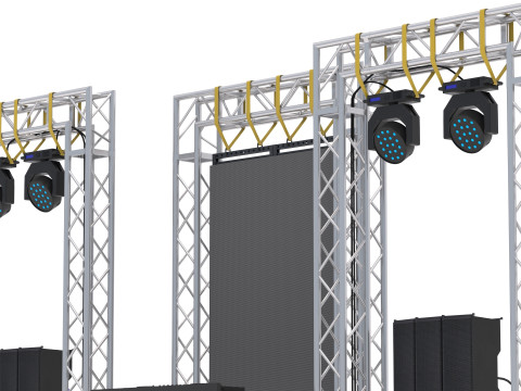 DJ Kabini Sahnesi 3D Model