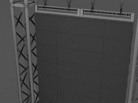 DJ Kabini Sahnesi 3D Model