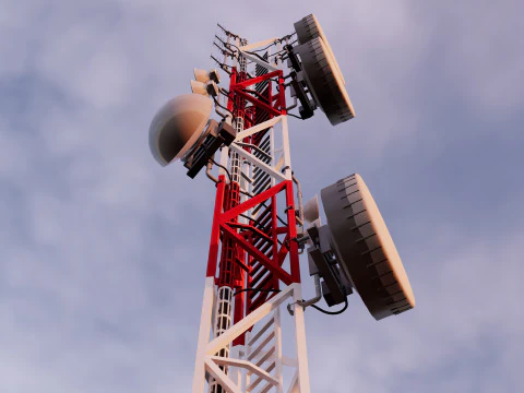 Antenna Tower 3D Model