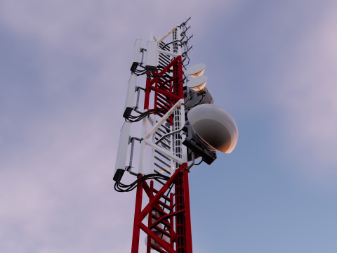 Antenne Toren 3D Model
