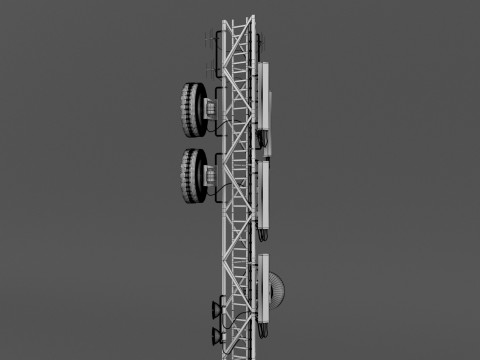 Antenne Toren 3D Model