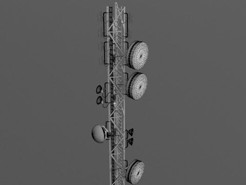 Antenne Toren 3D Model