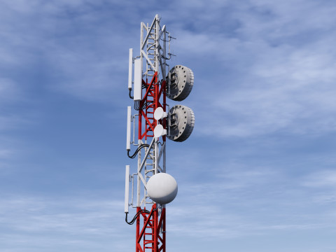 Wieża antenowa v2 Model 3D