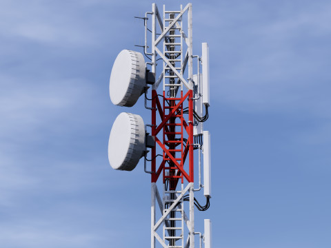 Wieża antenowa v2 Model 3D