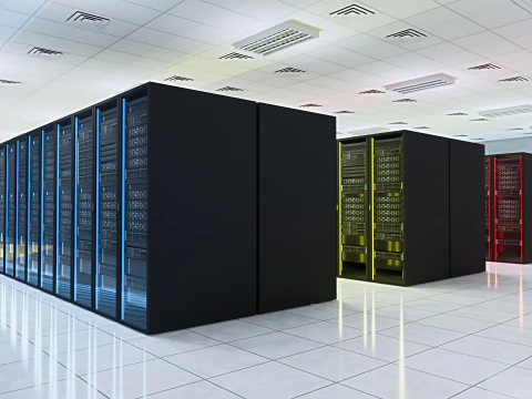 Google Data Center 3D Model