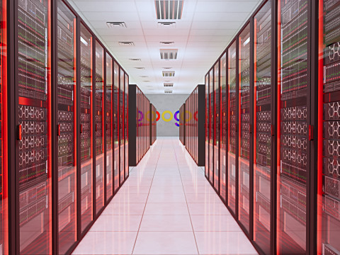 Centro de dados do Google Modelo 3D