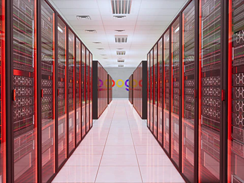 Google Data Center 3D Model