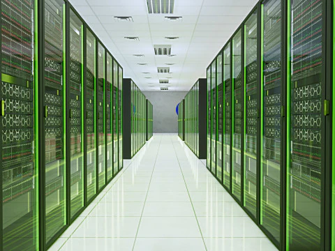 Google Data Center 3D Model