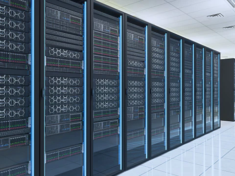 Google Data Center 3D Model