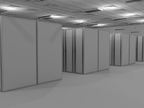 Google Data Center 3D Model