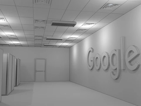 Google Data Center 3D Model