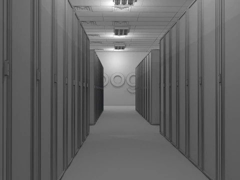 Google Data Center 3D Model