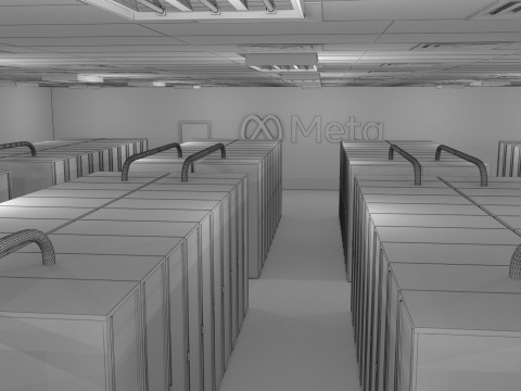 元 Facebook 数据中心 3D 模型