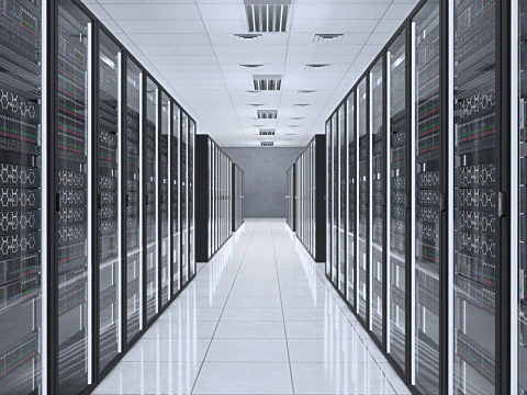 Data Center Server Room 3D Model
