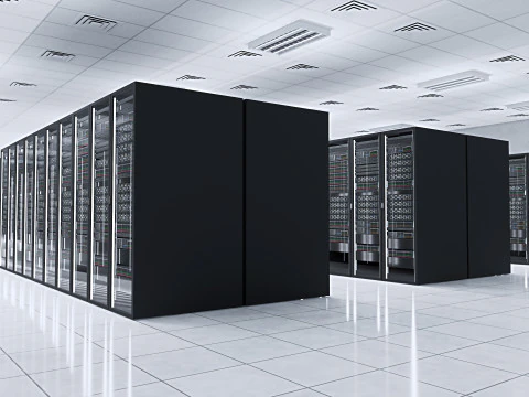 Data Center Server Room 3D Model