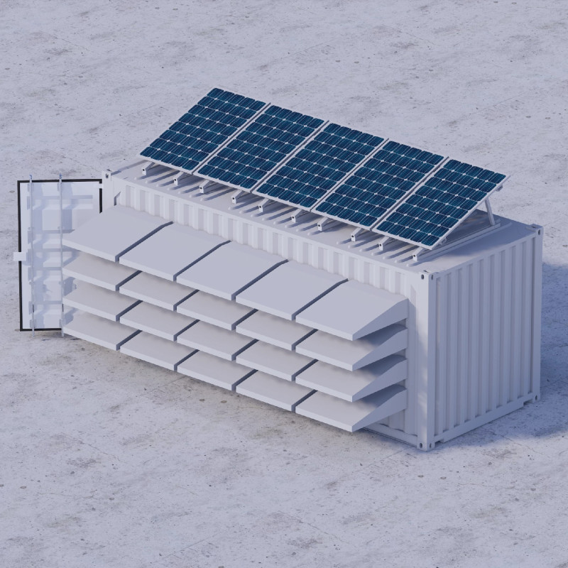 Containerdatacenter 3D Model .c4d .max .obj .3ds .fbx .stl .blend 