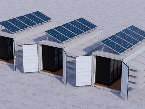 Containerdatacenter 3D Model