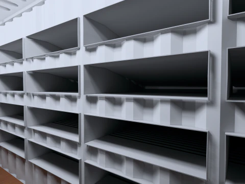 Kontenerowe centrum danych Model 3D