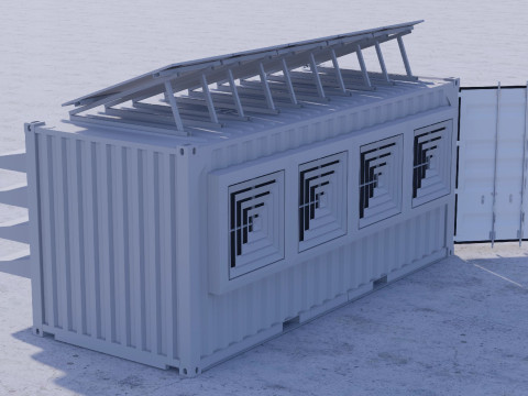Containerdatacenter 3D Model
