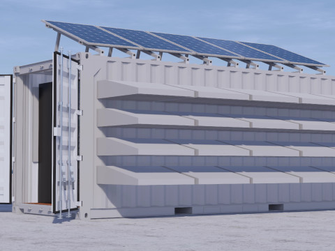 Containerdatacenter 3D Model