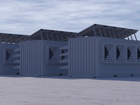 Containerdatacenter 3D Model