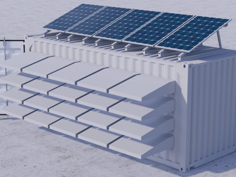 Containerdatacenter 3D Model