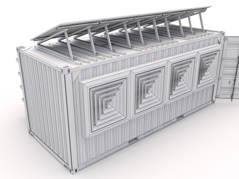 Containerdatacenter 3D Model