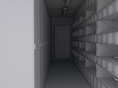 Containerdatacenter 3D Model