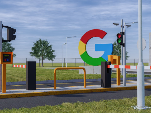 Google Veri Merkezi Binası 3D Model