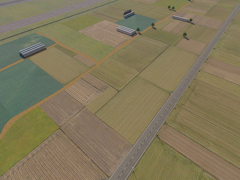 Koleksi Bandara dengan Interior Model 3D