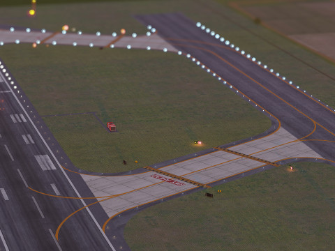 Koleksi Bandara dengan Interior Model 3D