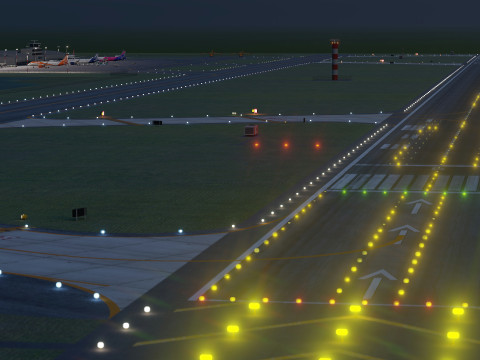 Koleksi Bandara dengan Interior Model 3D