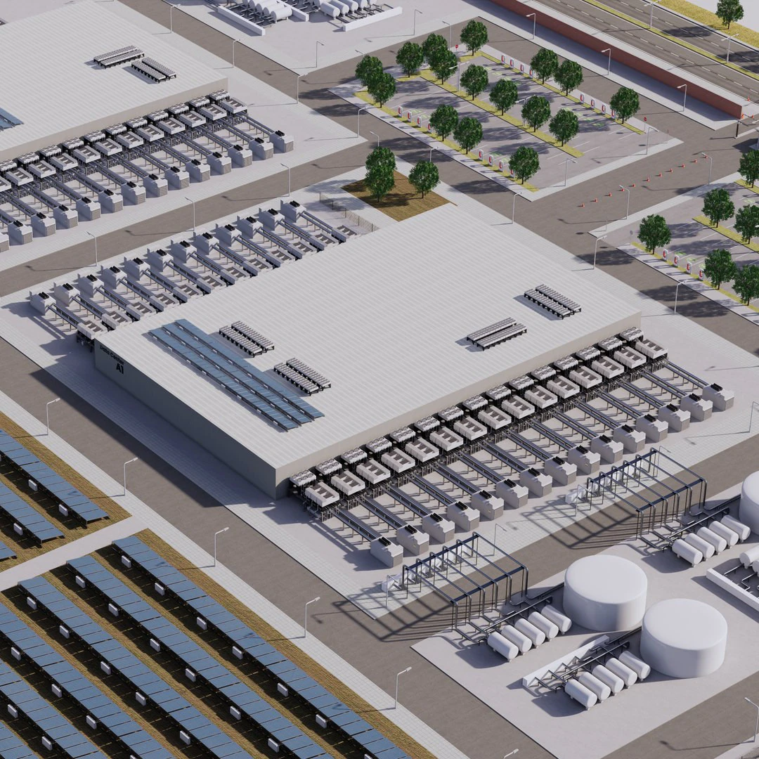 Aws Amazon Data Center Building with Interior 3D Model .c4d .max .obj .3ds .fbx .stl .blend 