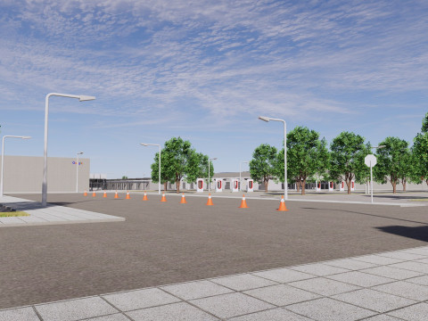 Google Datacentergebouw met interieur 3D Model