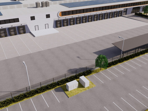 Tesla Giga-fabriek 3D Model