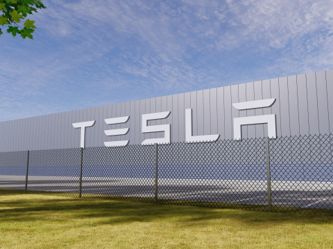 Tesla Giga-fabriek 3D Model