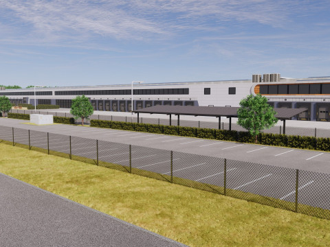 Tesla Giga-fabriek 3D Model