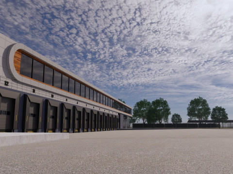 Tesla Giga-fabriek 3D Model