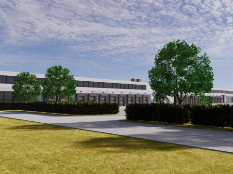 Tesla Giga-fabriek 3D Model