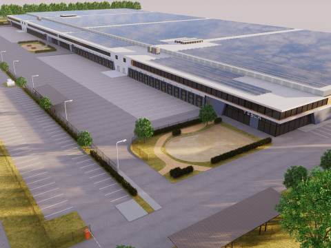 Tesla Giga-fabriek 3D Model