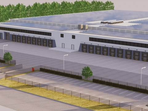 Tesla Giga-fabriek 3D Model