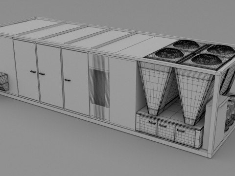Кондиционер 3D Модель