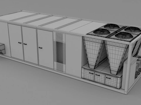 Air Conditioning Unit 3D Model