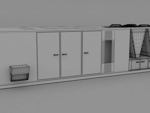 Air Conditioning Unit 3D Model